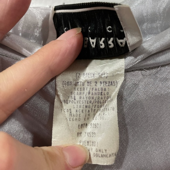 Vintage Long Flare Skirt/ Vintage Wedding Skirt/ Vintage Carrie Bradshaw skirt - Picture 2 of 9